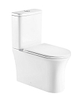 Унитаз-компакт WeltWasser Rotbach 001 GL-WT 34*60,5 белый глянец безободковый с крышкой-сиденьем микролифт Slim Унитаз-компакт WeltWasser Rotbach 001 GL-WT 34*60,5 белый глянец безободковый с крышкой-сиденьем микролифт Slim