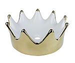 Накладная раковина Bronze DE Luxe Queen 40*40 белая/золото Накладная раковина Bronze DE Luxe Queen 40*40 белая/золото