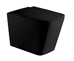 Приставной унитаз WeltWasser Gelbach 002 MT-BL 35,5*60 черный матовый безободковый с крышкой-сиденьем микролифт Slim Приставной унитаз WeltWasser Gelbach 002 MT-BL 35,5*60 черный матовый безободковый с крышкой-сиденьем микролифт Slim