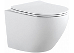 Подвесной унитаз Aquanet Cetus 2.0 W 36*51,5 безободковый с крышкой-сиденьем микролифт Slim Подвесной унитаз Aquanet Cetus 2.0 W 36*51,5 безободковый с крышкой-сиденьем микролифт Slim