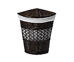 Плетеная корзина для белья с крышкой WasserKRAFT Salm WB-270-M 33*33 Плетеная корзина для белья с крышкой WasserKRAFT Salm WB-270-M 33*33