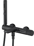 Смеситель Allen Brau Liberty 5.33006-31 для ванны и душа, излив, душевой набор, черный матовый Смеситель Allen Brau Liberty 5.33006-31 для ванны и душа, излив, душевой набор, черный матовый