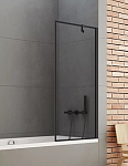 Душевая шторка на ванну New Trendy New Soleo Black P-0092-WP 50*140 L/R прямой кронштейн Душевая шторка на ванну New Trendy New Soleo Black P-0092-WP 50*140 L/R прямой кронштейн