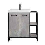 Тумба с раковиной Style Line Лофт 60/80 L/R бетон Тумба с раковиной Style Line Лофт 60/80 L/R бетон