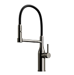 Смеситель Sancos Pride SC4011GG для кухни гибкий излив вороненая сталь/черный Смеситель Sancos Pride SC4011GG для кухни гибкий излив вороненая сталь/черный