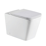 Приставной унитаз Iddis Bild BILRDSEi26 35*60 безободковый с крышкой-сиденьем микролифт Slim