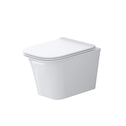 Подвесной унитаз Grossman Classic GR-4463S 33,5*49 безободковый с крышкой-сиденьем микролифт Slim Подвесной унитаз Grossman Classic GR-4463S 33,5*49 безободковый с крышкой-сиденьем микролифт Slim