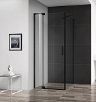 Душевой уголок Cezares SLIDER-AH-1-100-90/100-C-NERO 90/100*100*195 профиль черный без поддона Душевой уголок Cezares SLIDER-AH-1-100-90/100-C-NERO 90/100*100*195 профиль черный без поддона