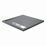 Душевой поддон WasserKRAFT Wiese 84T03 90х90х4 серый матовый Душевой поддон WasserKRAFT Wiese 84T03 90х90х4 серый матовый