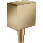 Шланговое подключение Hansgrohe Fixfit Square 26455140 шлифованная бронза Шланговое подключение Hansgrohe Fixfit Square 26455140 шлифованная бронза