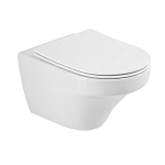 Подвесной унитаз Cezares Duet CZR-2462-TH-TOR/CZR-2316-SC 36*53 безободковый с крышкой-сиденьем микролифт Подвесной унитаз Cezares Duet CZR-2462-TH-TOR/CZR-2316-SC 36*53 безободковый с крышкой-сиденьем микролифт